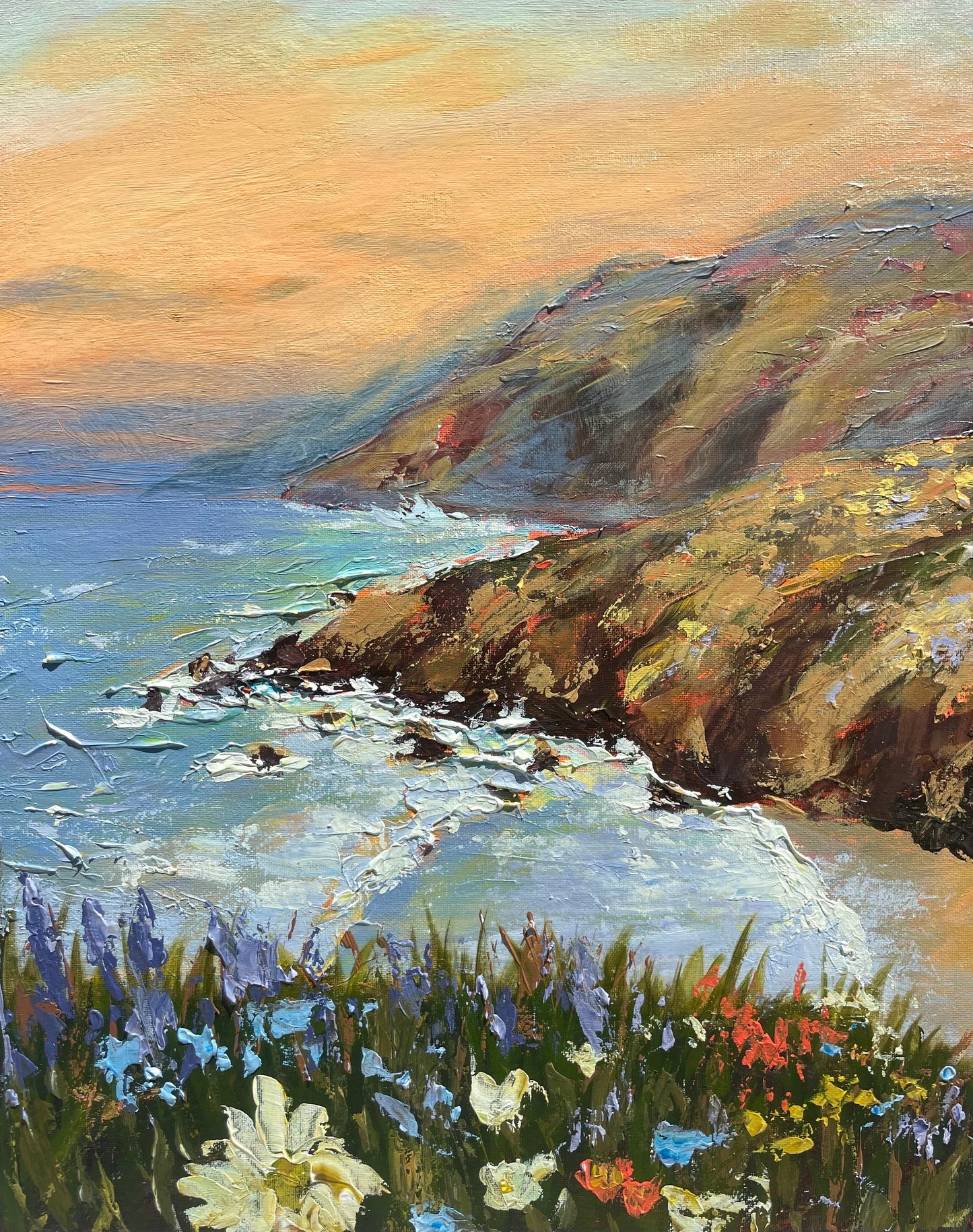 Print of Pastel Coast