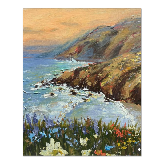 Print of Pastel Coast